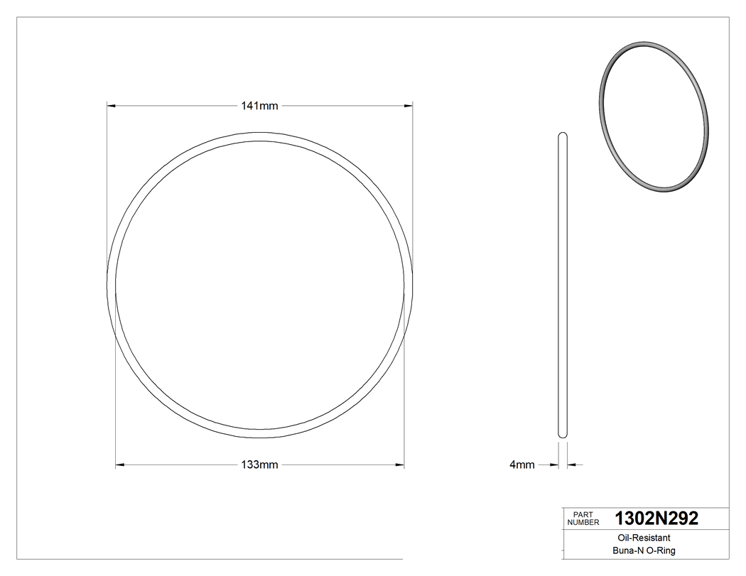Technical drawing - 1302N292